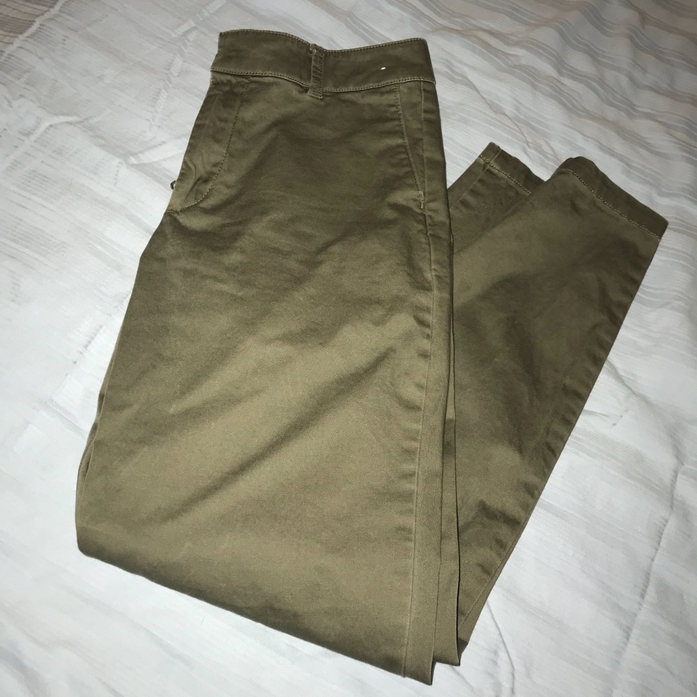 Abercrombie and Fitch Green Pants